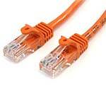 StarTech.com Cat5e Snagless Patch Cable, Orange,