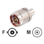 C2G BNC (F) to N Type (M) Adapter 42216