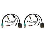 Tripp Lite Easy Pull Type-A Connectors (M-M), Set 