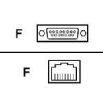 DB15/RJ45 Adapter Cable F/ESF 3196027