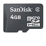 4GB microSDHC Memory Card SDSDQ-004G-A11M