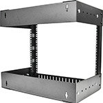 StarTech.com Open Frame Wall Mount Equipment Rack,