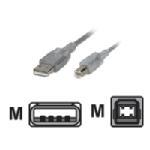 Hi-Speed USB Cable, Silver, 3m 340458