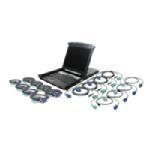 16-Port LCD KVM Switch with (4) USB Cables + (4) P