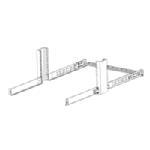 Centermount Fixed Rail, Relay Racks Only BRK-HP-2P
