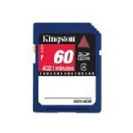 Kingston 4GB SDHC Flash Card, Class 4 SDV/4GB