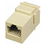 C2G RJ12 Keystone Modular Insert Coupler, Ivory 03