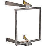 Wall-Mount Pivoting Open Frame Rack, 12U SRWO12US