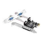 2-port 16C650 Serial DB9 Parallel DB25 RS-232 Cybe