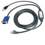 USB/Cat5 Integrated Cable For AutoView KVM Switch,