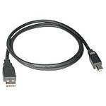 C2G USB 2.0 A-B Cable Black, 2m 28102