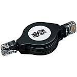 Tripp Lite Retractable Ethernet Patch Cable, 4ft