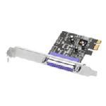 1-port DB25 Parallel PCIe ECP EPP Dual Profile Con
