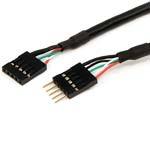 StarTech.com 5-Pin USB MBD Cable, 18in USBINT5PINM