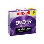 Maxell 4.7GB 4x DVD+R Media (5-pack) 639002