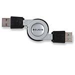 Belkin Retractable USB Extension Cable, Type A-A, 
