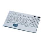 Industrial PS/2 Keyboard w/ Touchpad (White) ACK-7