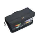CD Wallet, 64 Disc Capacity - Black Nylon CDW64