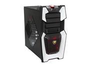 Challenger-W White / Black Computer Case with 12cm